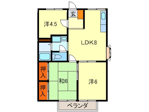 エステ－トピア 宝塚の物件間取画像